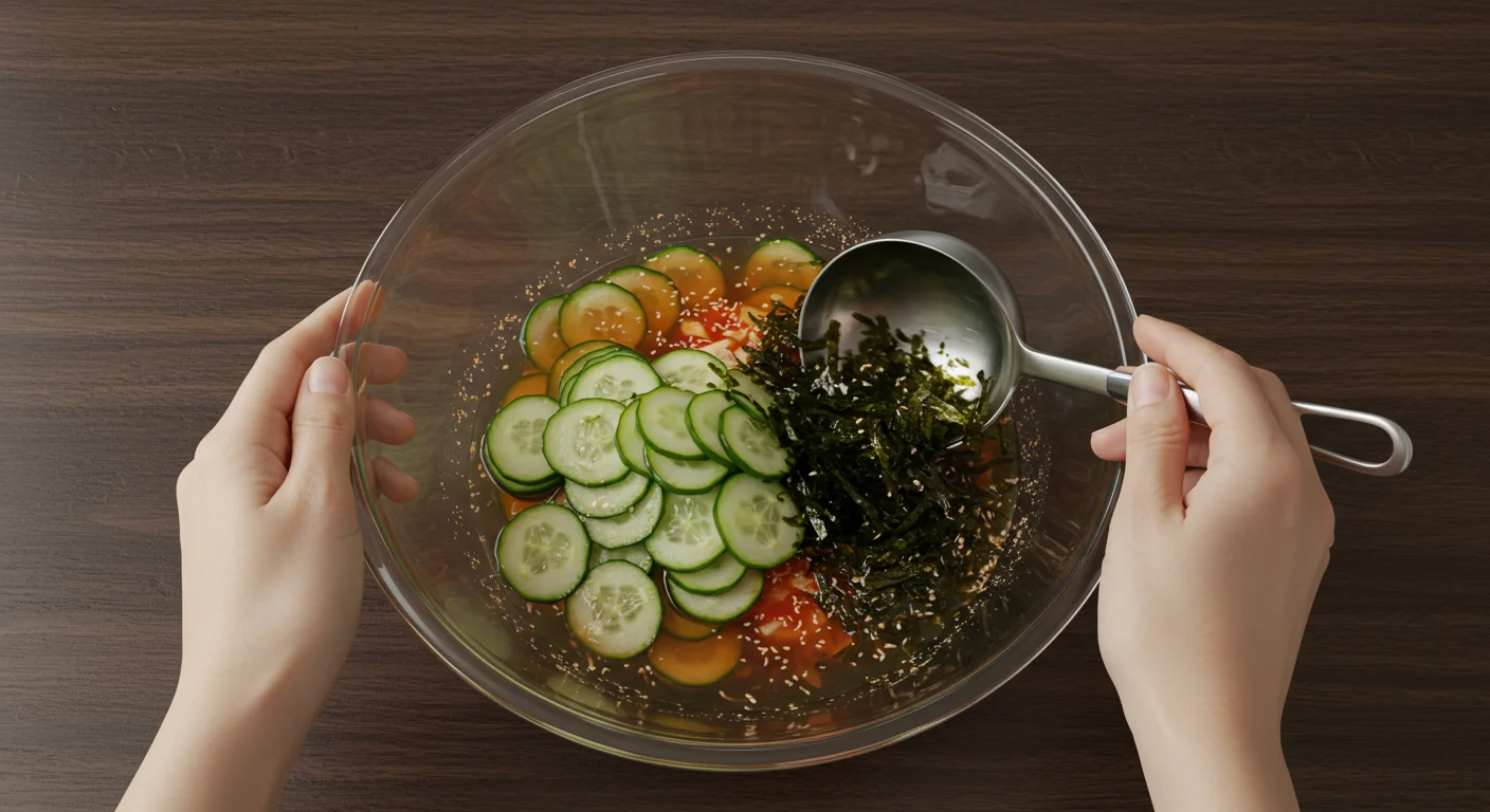 백종원 오이냉국 육수 황금비율로 만들기