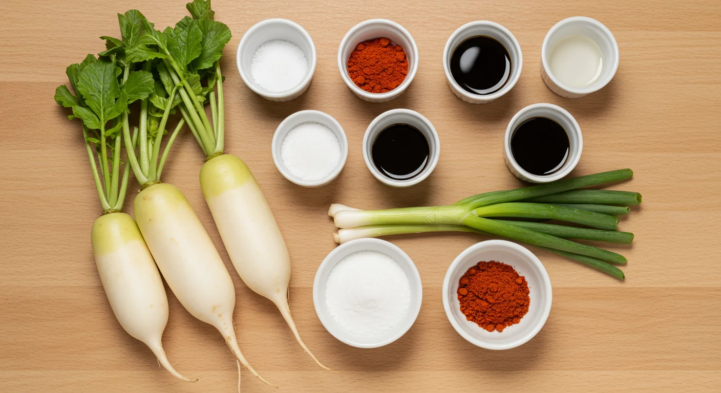 아삭한 편스토랑 무생채, 필요한 재료와 계량!