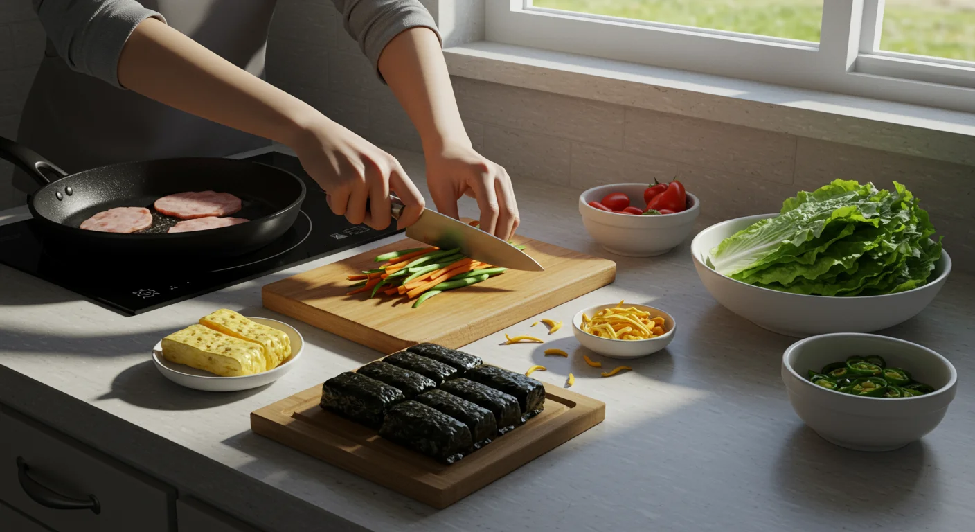 집에서 만드는 오는정김밥 레시피: 재료 준비부터!