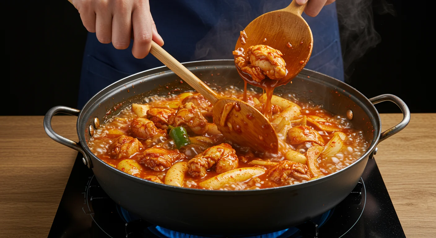 초보도 성공하는 닭볶음탕 조리 과정