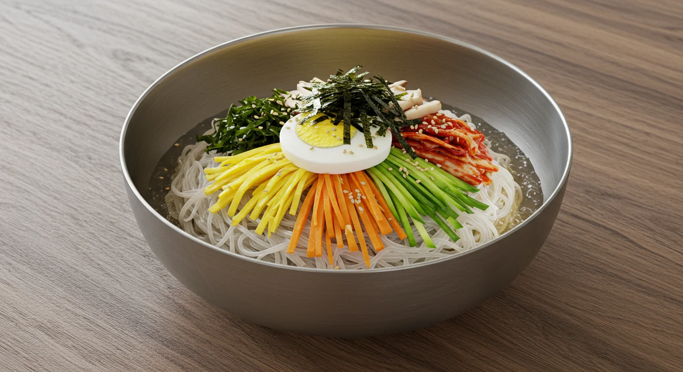 색다른 즐거움, 냉 잔치국수 고명과 플레이팅