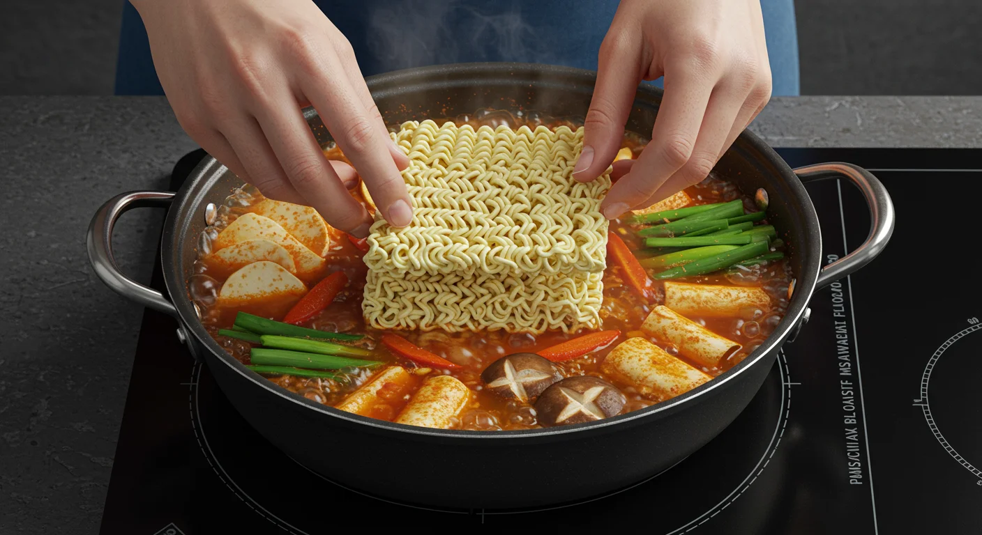 부대찌개 조리 순서