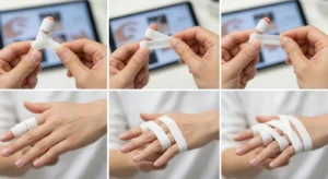 손가락마디 통증 테이핑 집에서 쉽게 따라해요