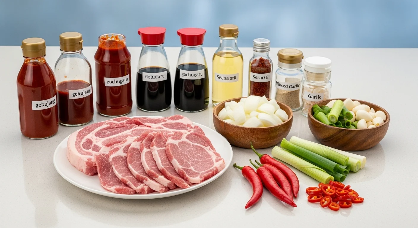 황금레시피의 핵심 재료 구성