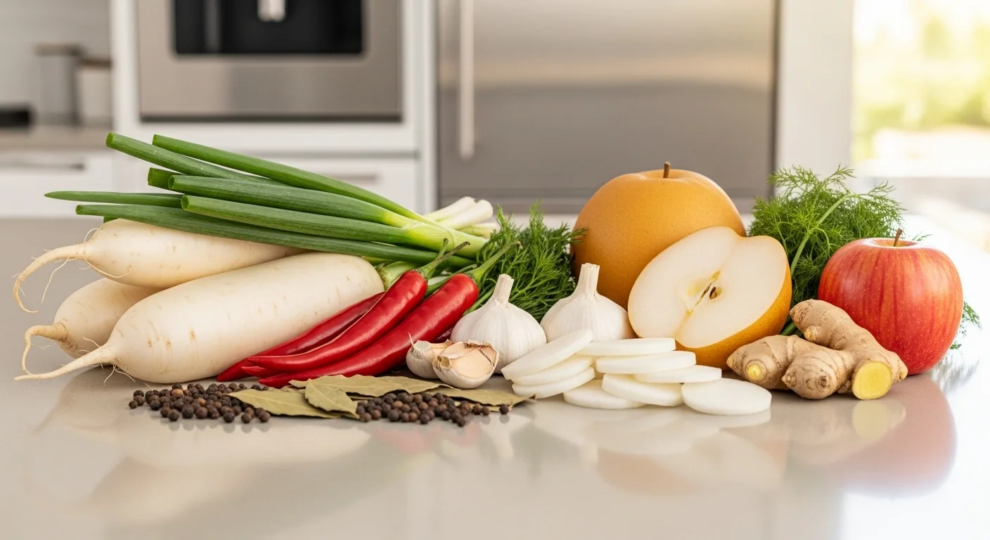 간단 동치미, 어떤 재료가 필요할까요? 🥕