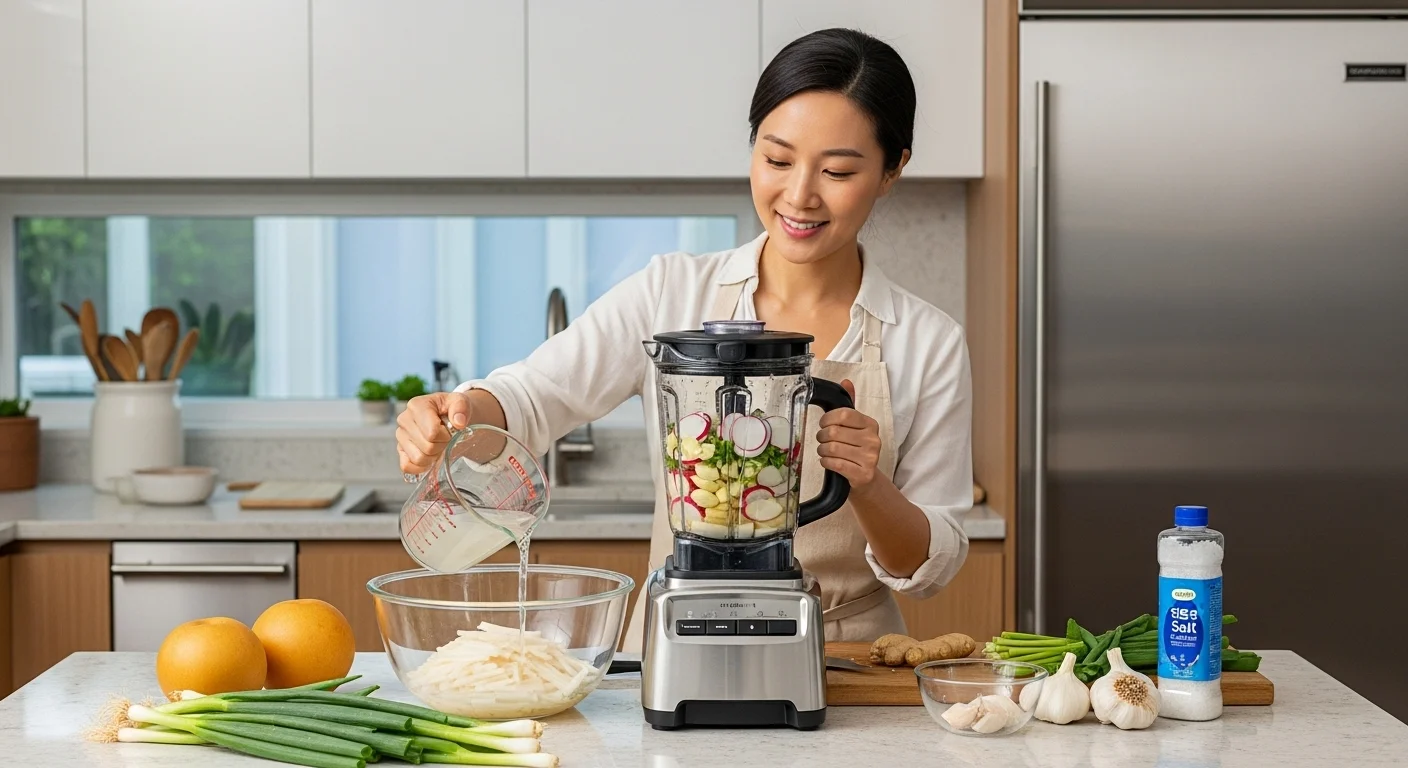 시원한 동치미 국물, 이렇게 만들어요! 💧