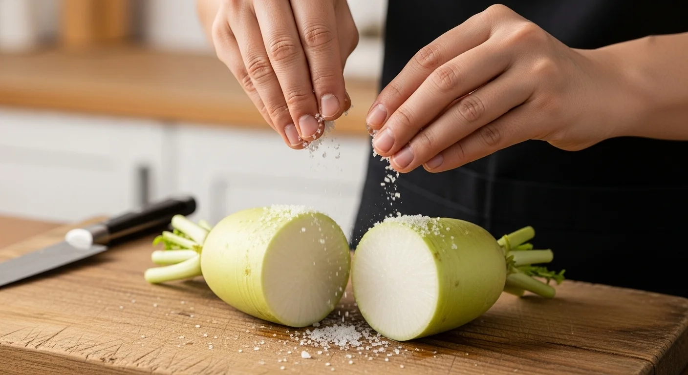 무와 배추, 아삭하게 절이는 비법