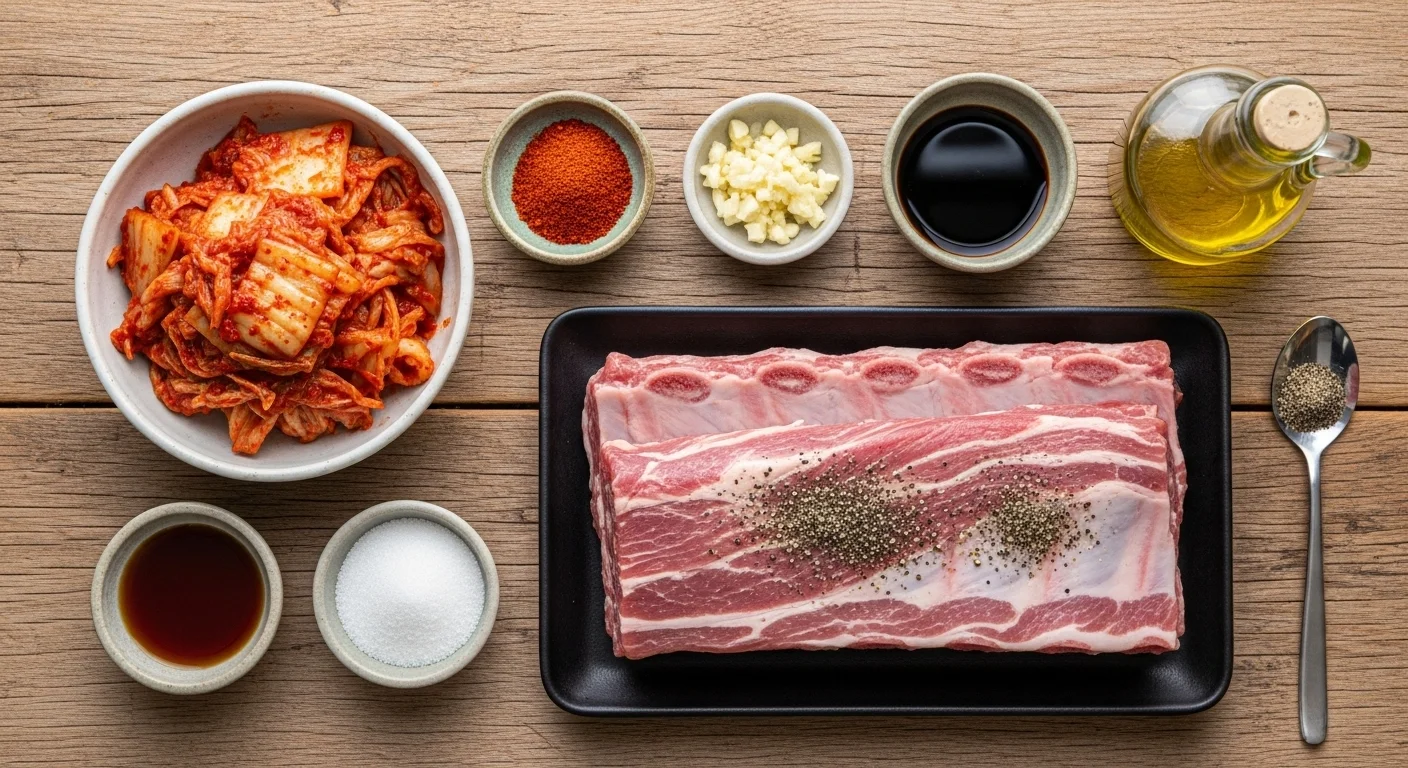 등갈비김치찜, 어떤 재료가 필요할까요?