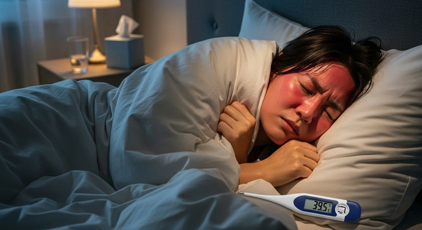 급성 전신 증상: 고열과 오한의 순서 및 강도