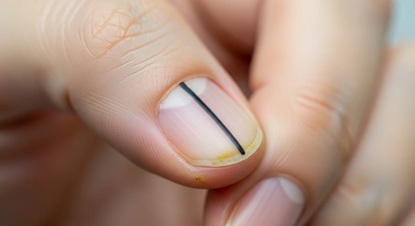 피부 질환 관련 검은 세로줄: 건선과 감염