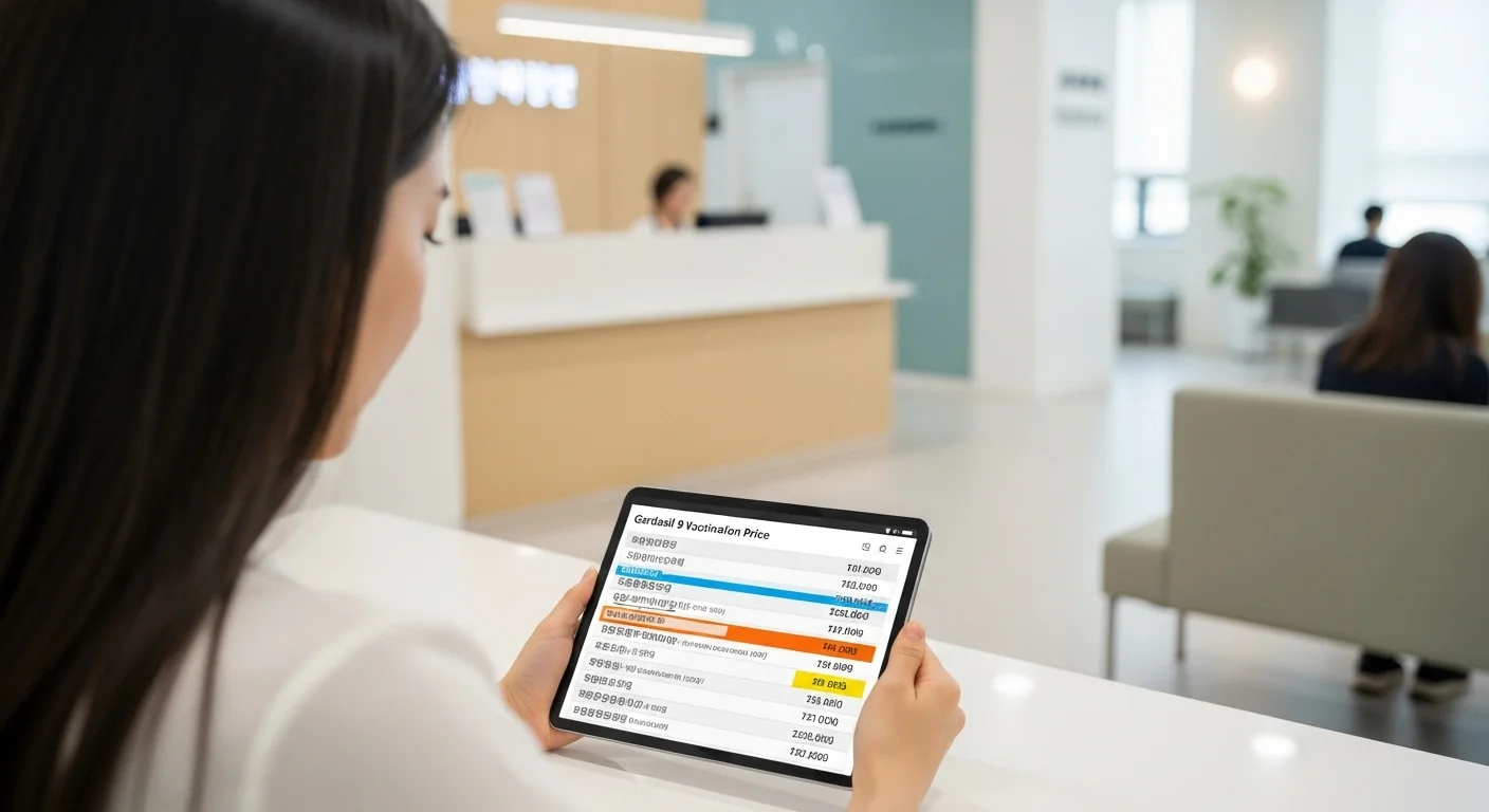 2026년 가다실 9가 가격은 얼마인가요?