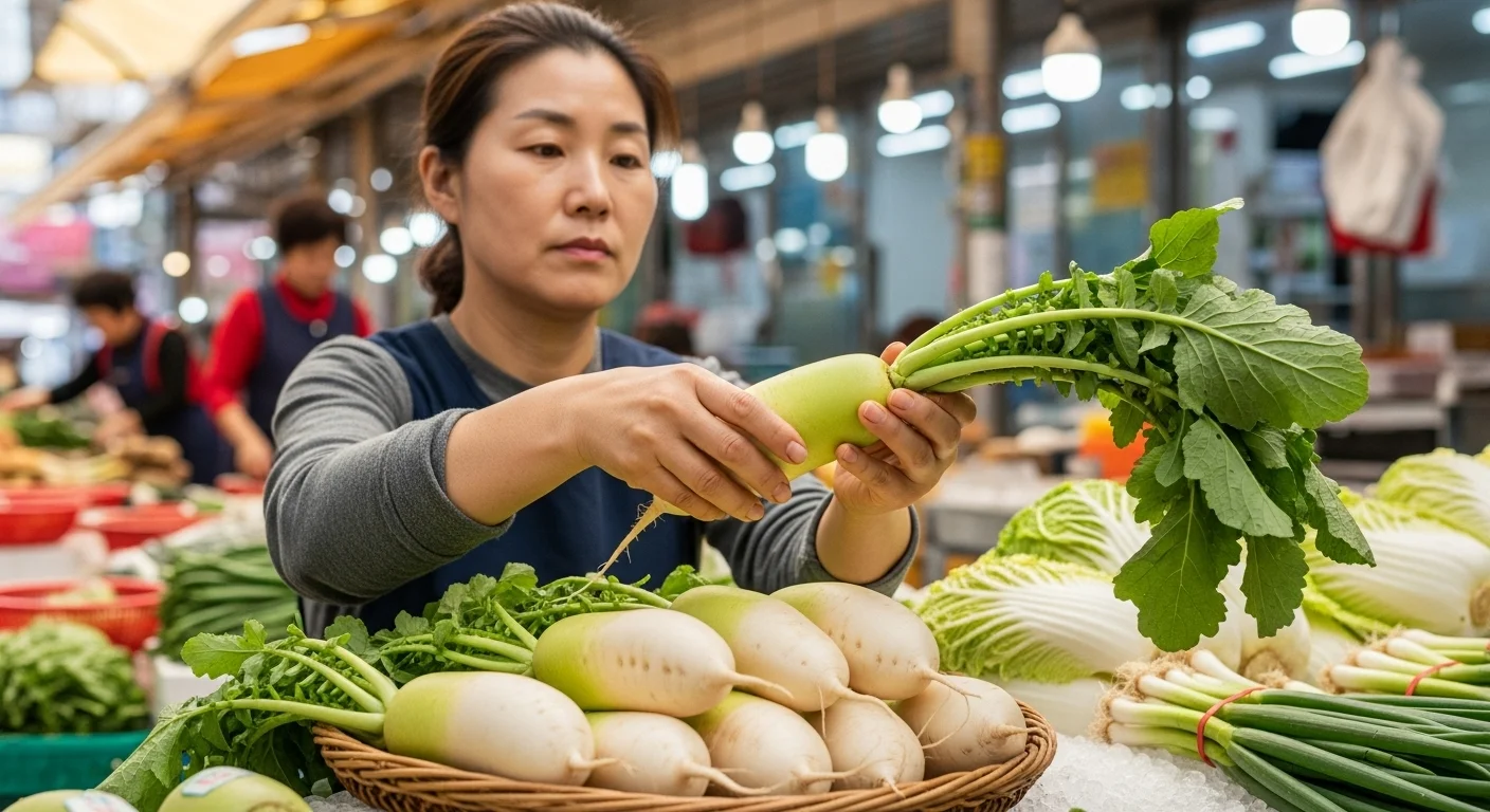 좋은 통무 고르는 법: 계절별 품종 선택부터 손질까지