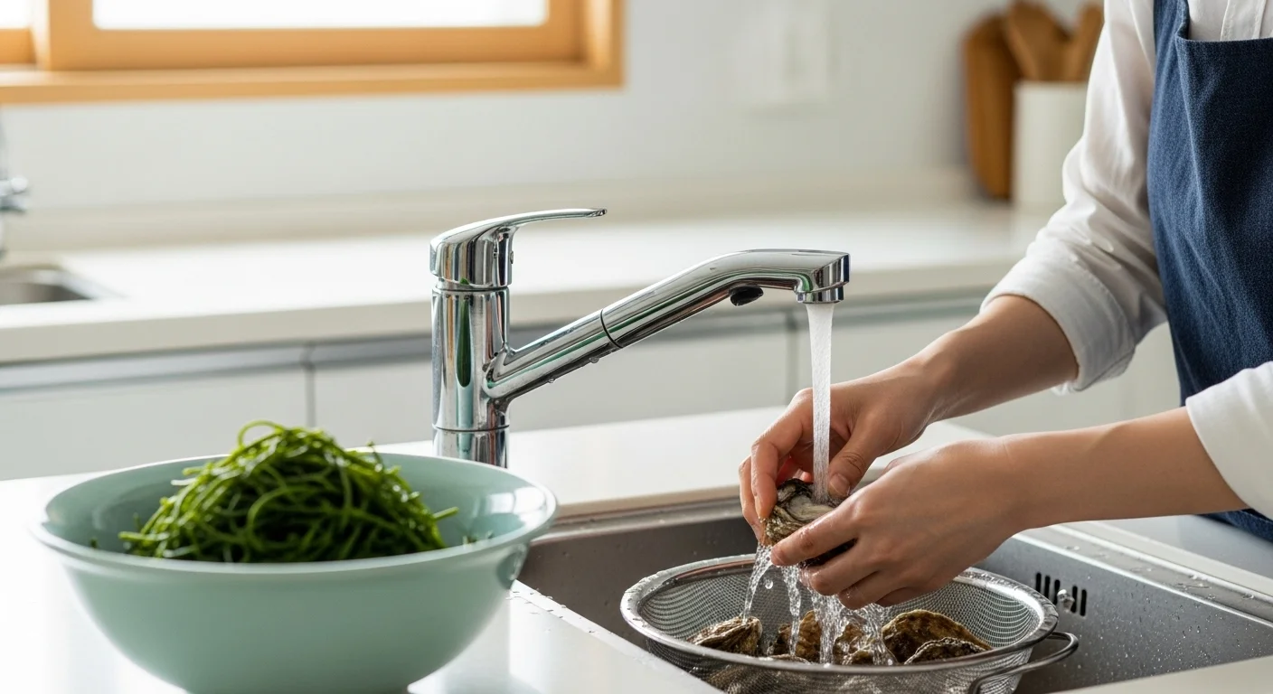 매생이·굴 손질법: 비린맛 제거와 식감 살리는 준비 작업