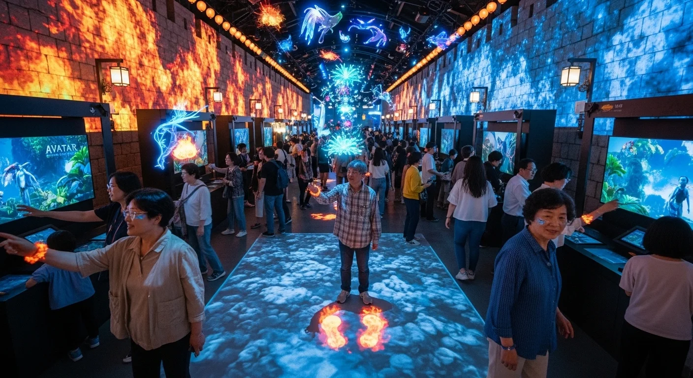 스크린 밖에서도 즐기는 아바타: 프로모션과 체험존