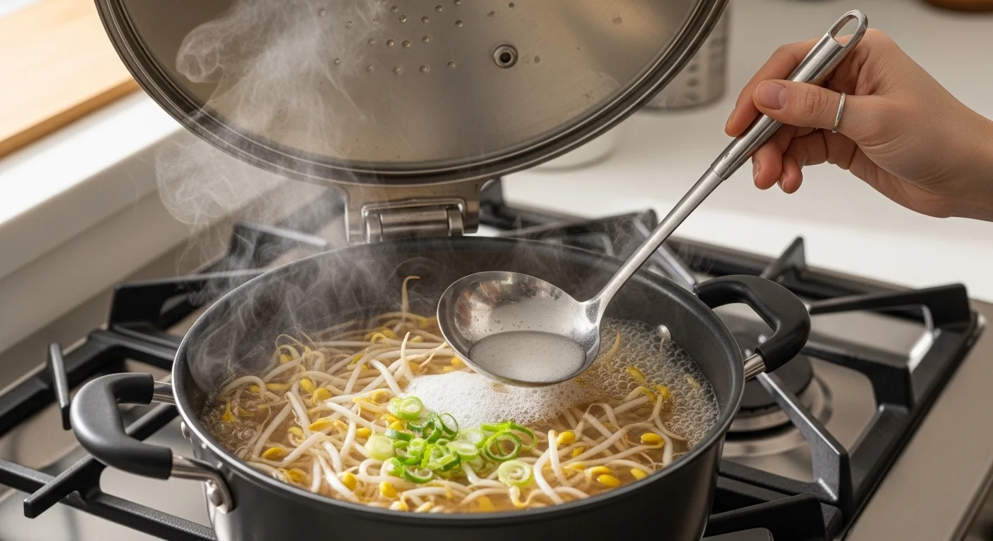 콩나물 비린내 없이 아삭하게 끓이는 비법!