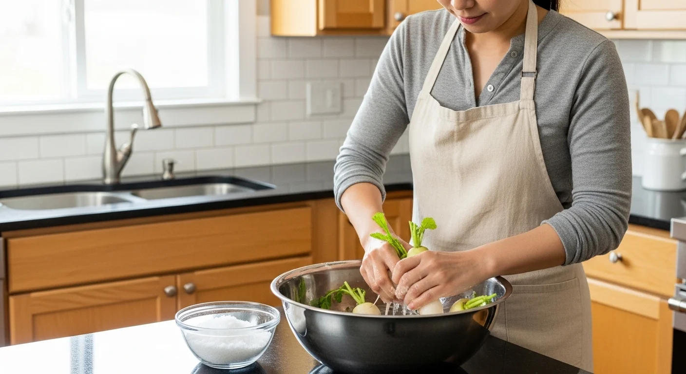 아삭함의 비결! 알타리무 맛있게 절이는 법