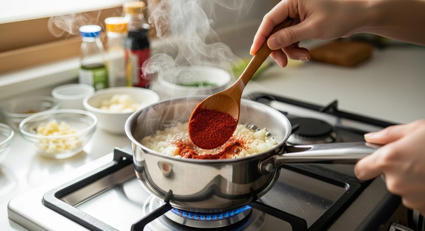맛의 비결, 순두부찌개 양념장 만드는 법