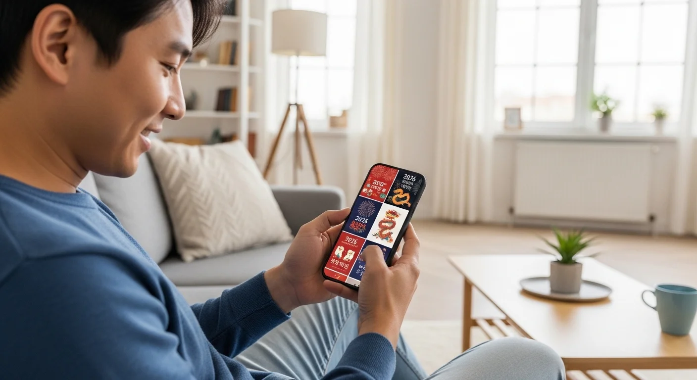 소셜 미디어에 딱 맞는 새해인사 이미지는 무엇일까요?