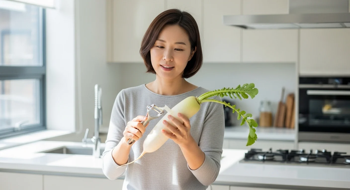 싱싱한 무 고르는 법과 손질 팁