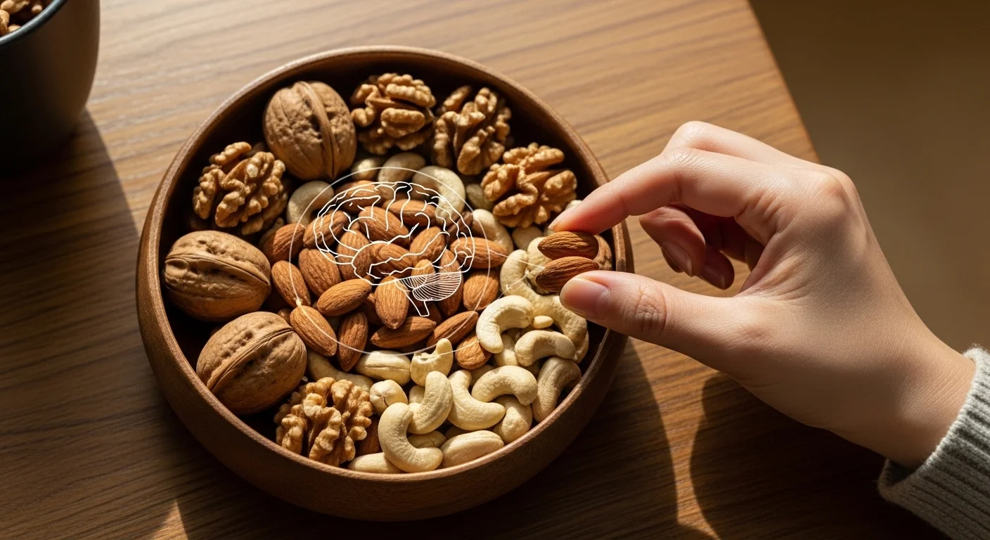 견과류로 뇌 피로와 활력 UP!