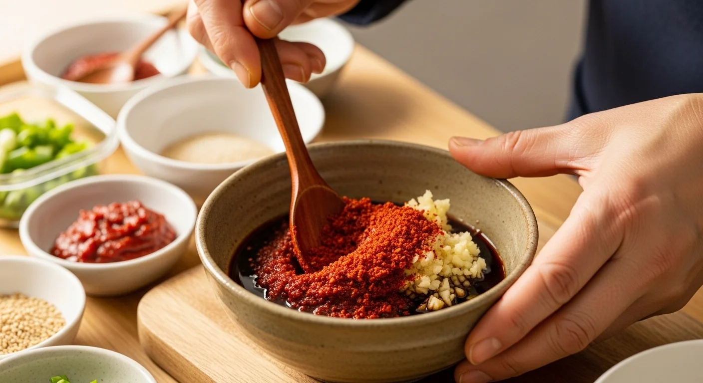 황금 양념장으로 동태국 맛의 품격 높이기