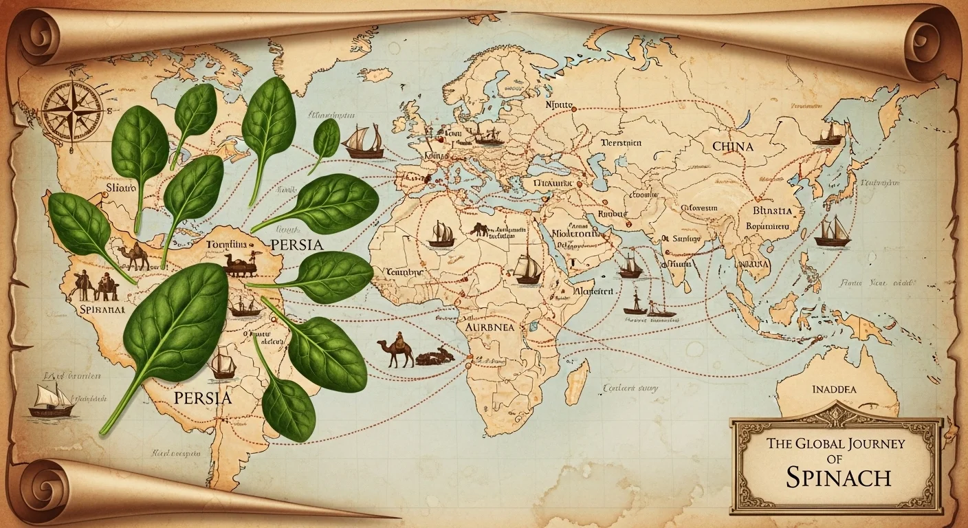 시금치, 어디서 왔을까요?