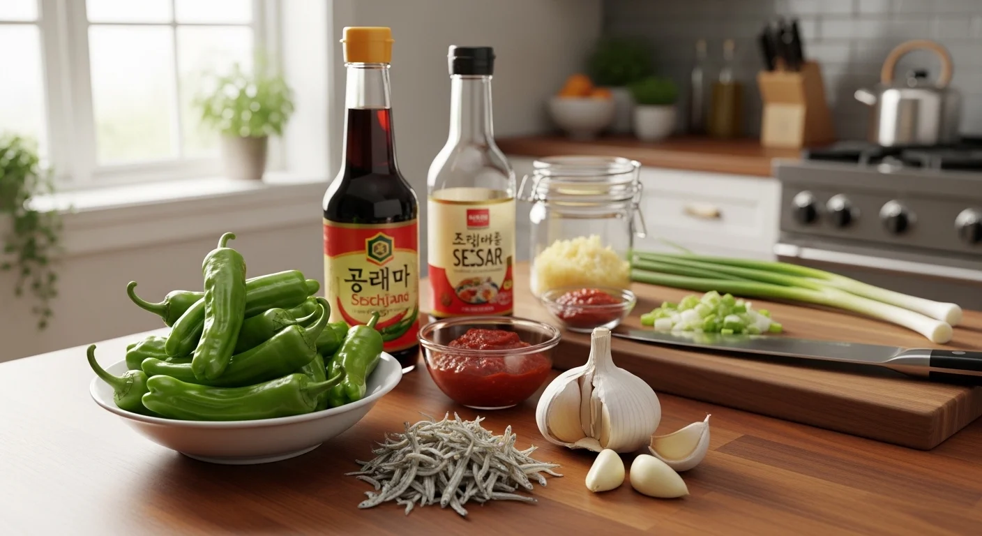 꽈리고추 멸치볶음, 어떤 재료가 필요할까요?