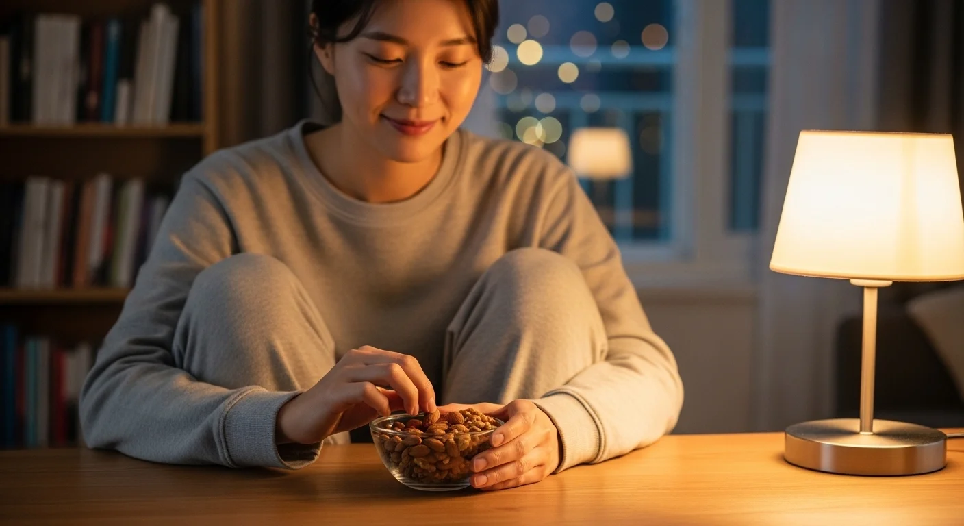 아몬드 & 호두: 잠 못 드는 밤을 위한 견과류 친구들