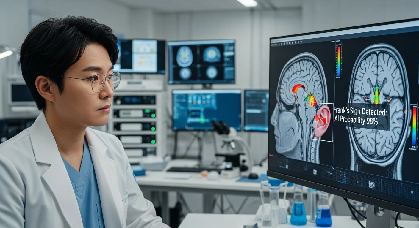 2026년 최신 AI 연구, 귓볼 주름을 진단하다