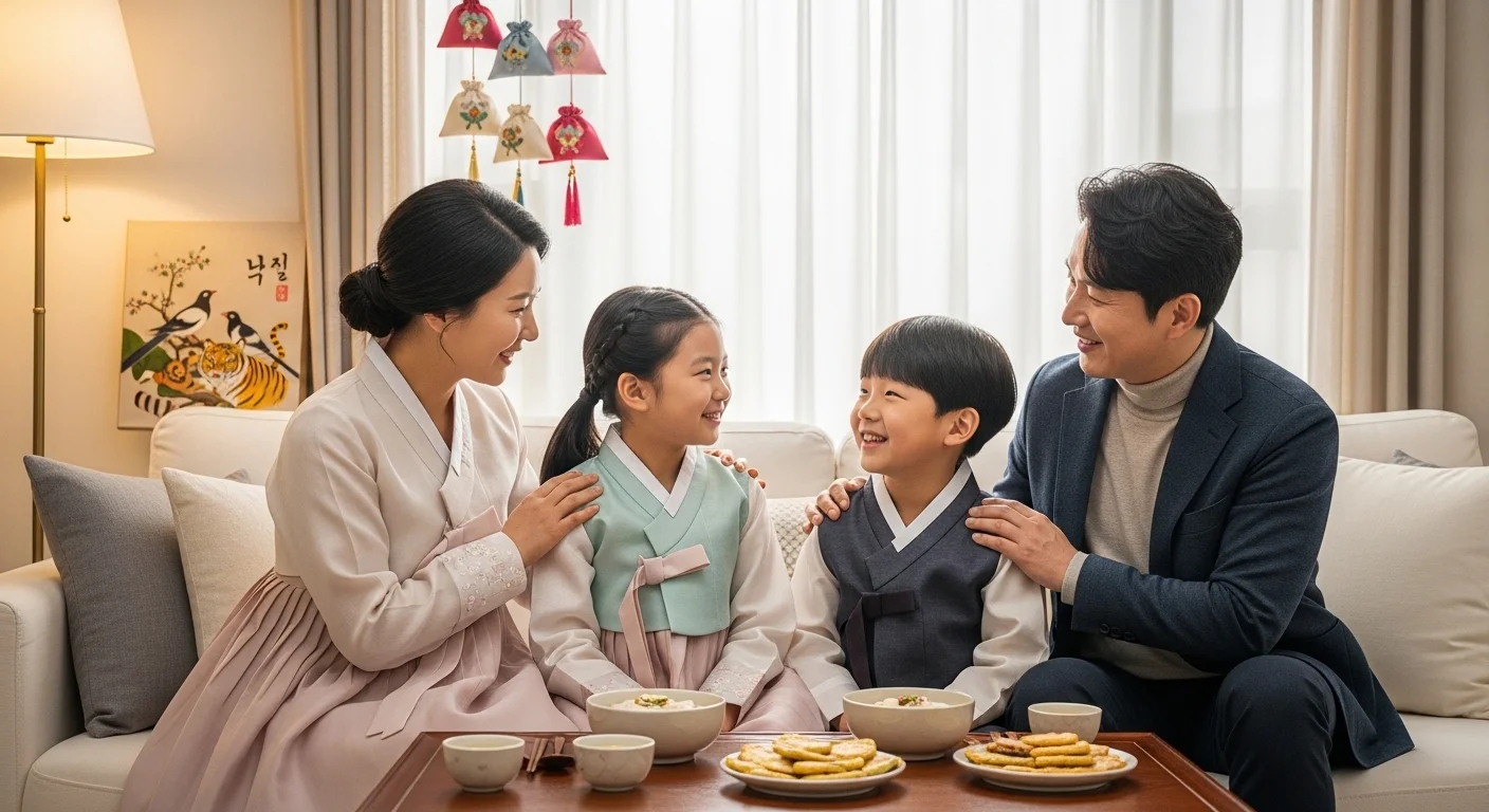 가족에게 보내는 따뜻한 새해 인사말 예시