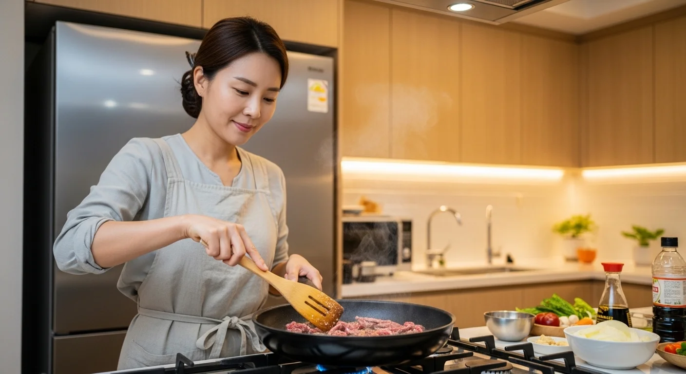 소고기 볶기, 미역국 맛의 첫 번째 비밀