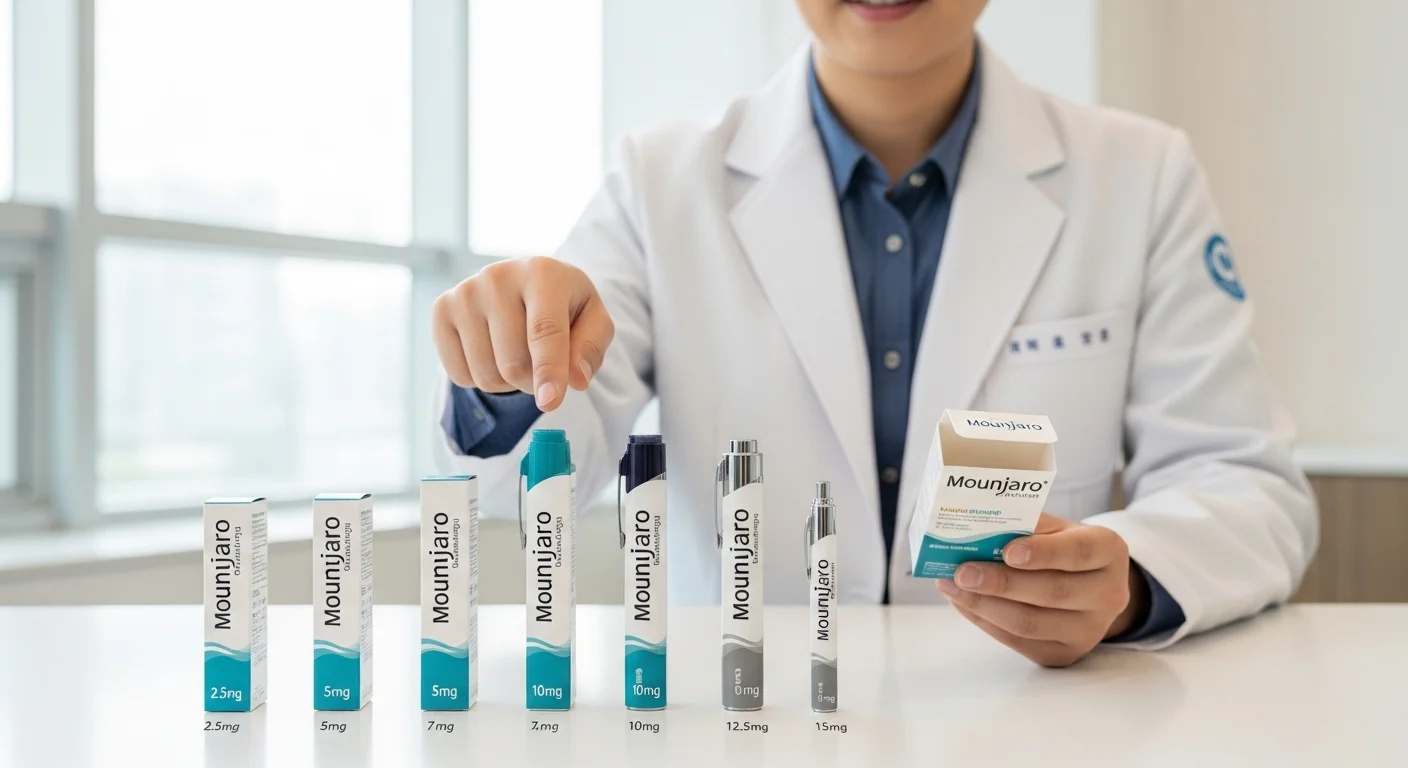 마운자로의 6단계 용량 구조와 7.5mg의 위치