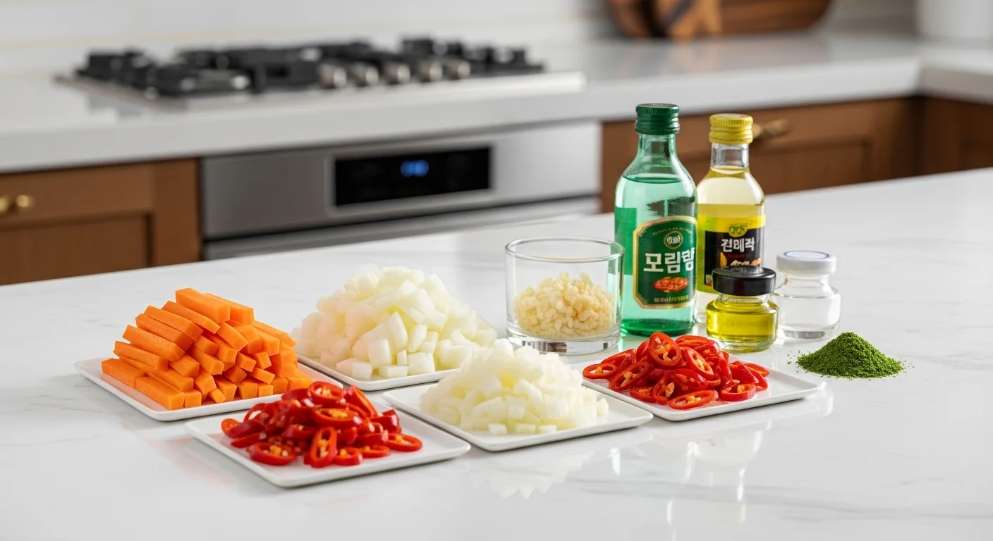 부재료와 양념 준비, 맛을 더하는 비결