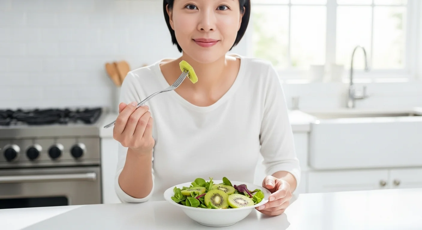 키위: 열감 완화와 색소 침착 예방