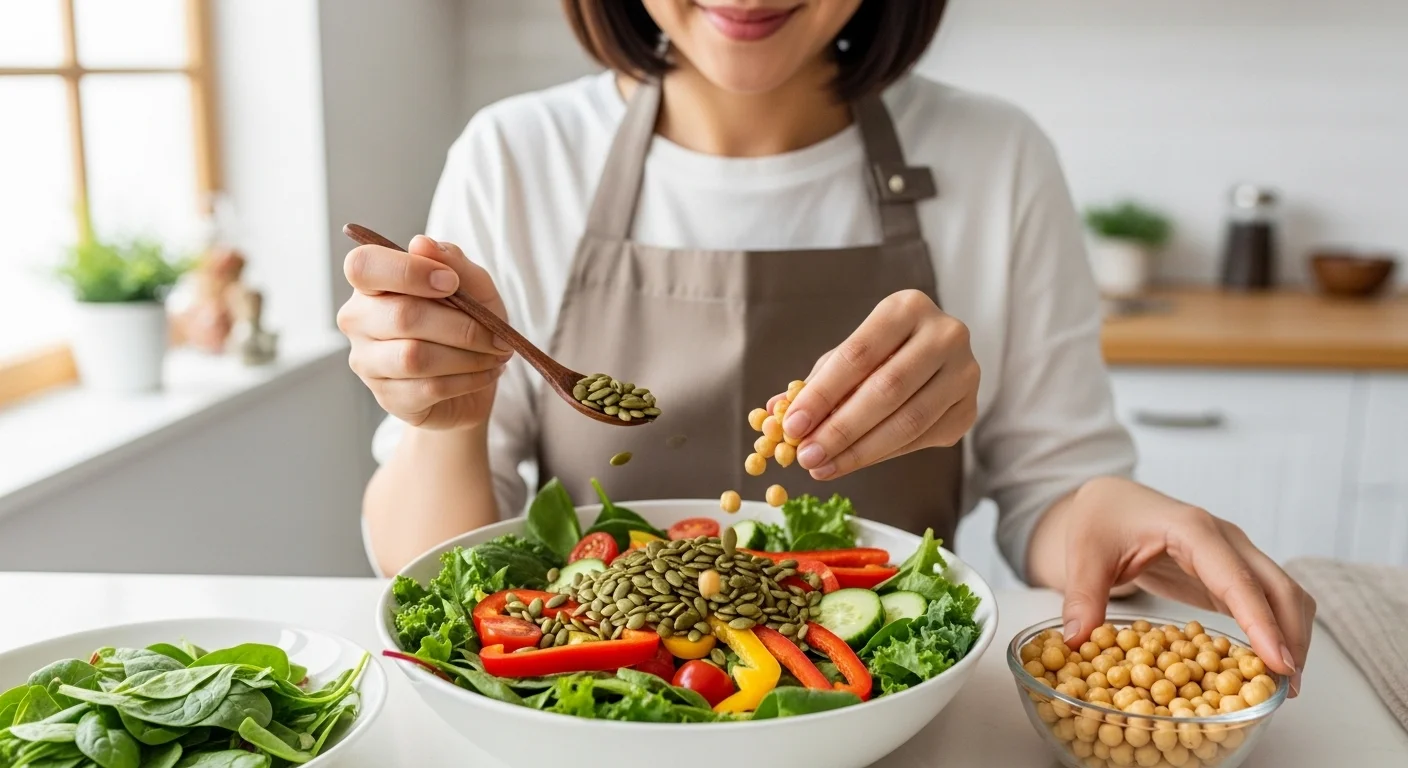 아연 풍부 호박씨와 병아리콩: 상처 회복과 콜라겐 생성