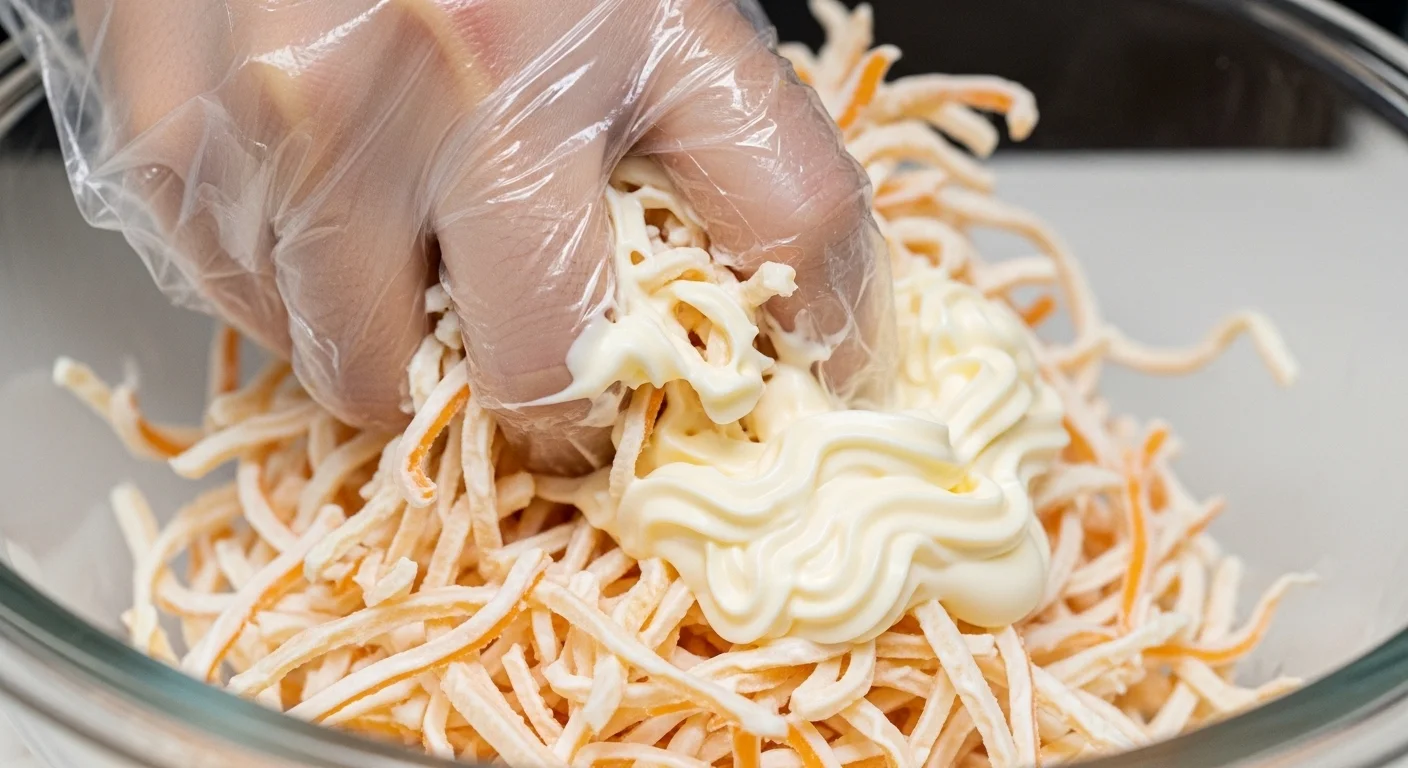 부드러운 진미채의 비밀: 마요네즈 전처리!