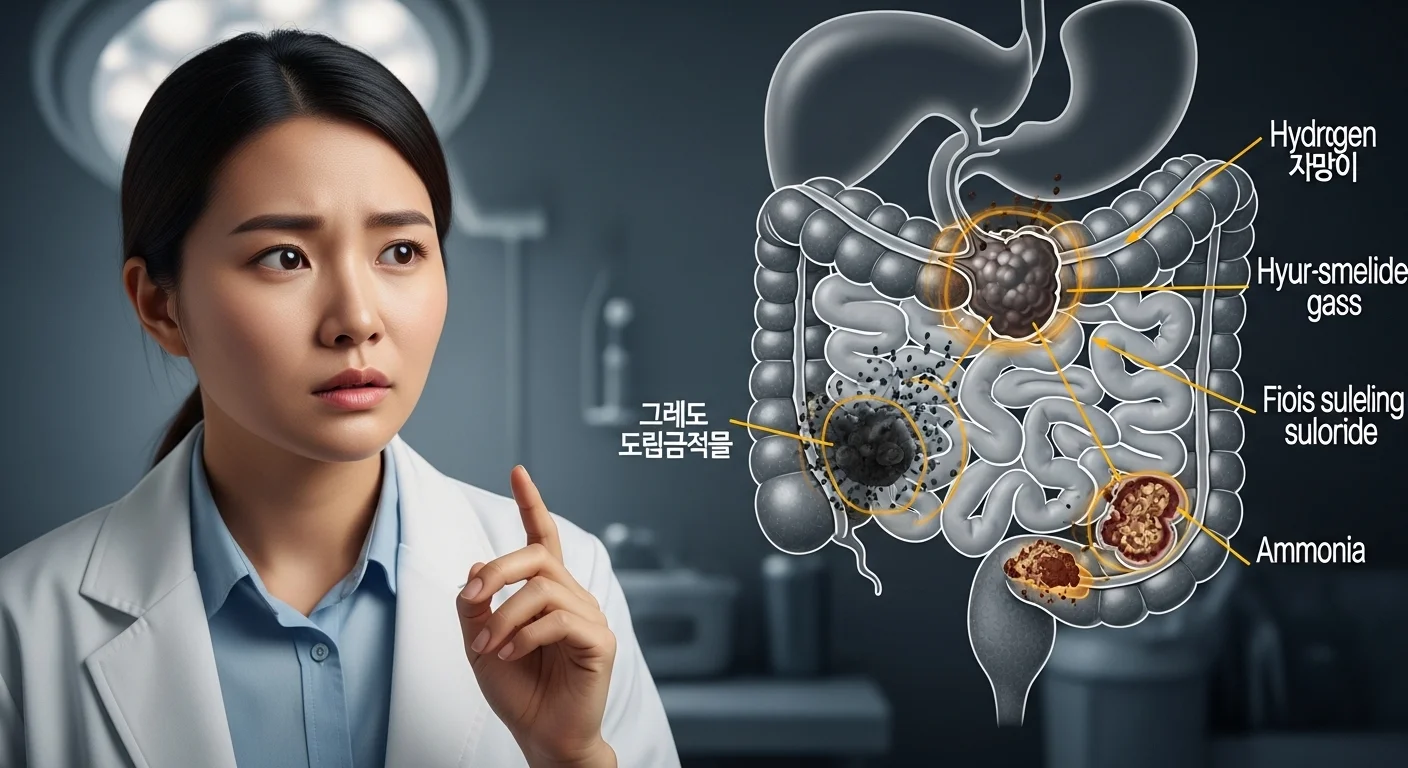 대장암이 방귀 냄새를 악화시키는 생리적 메커니즘