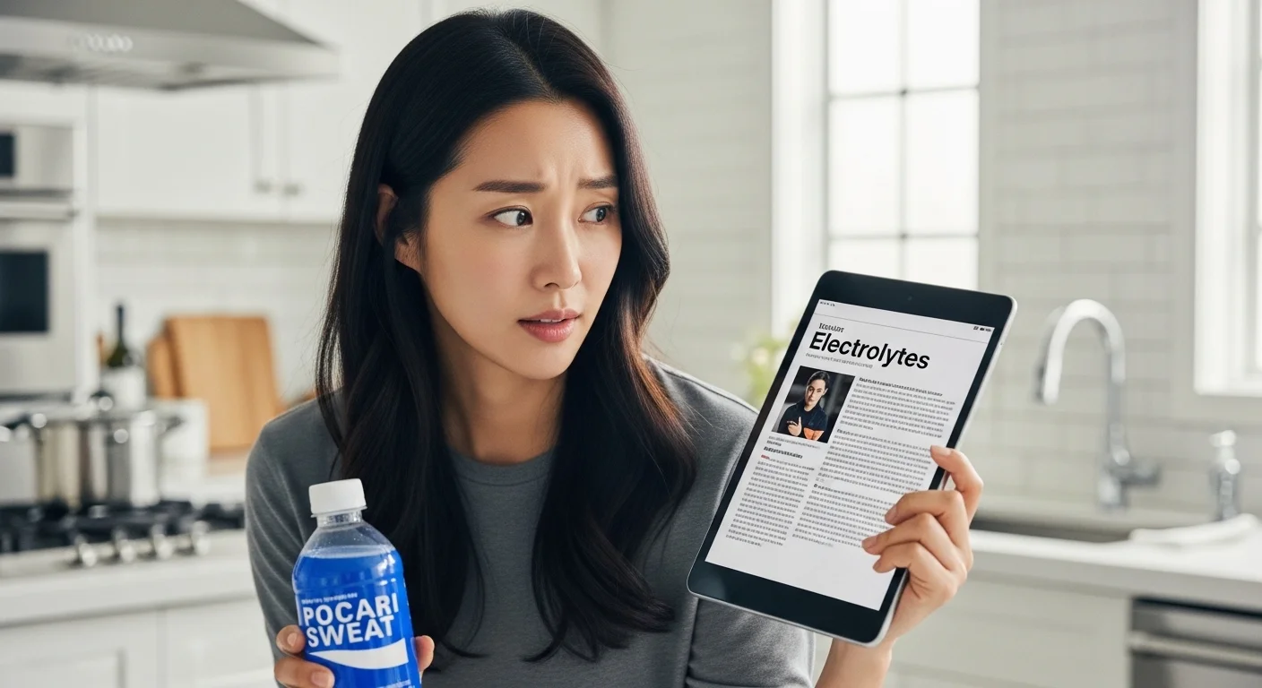 포카리스웨트: 전해질 보충의 원리