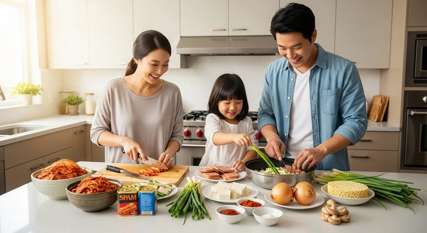 우리 집 부대찌개 황금레시피! 핵심 재료와 분량