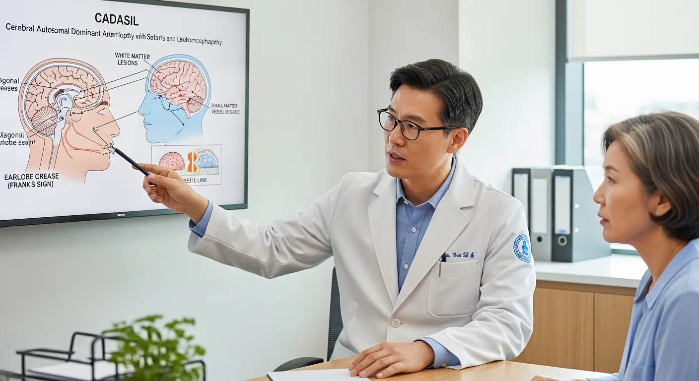 카다실 환자에게 귓볼주름이 특별한 이유