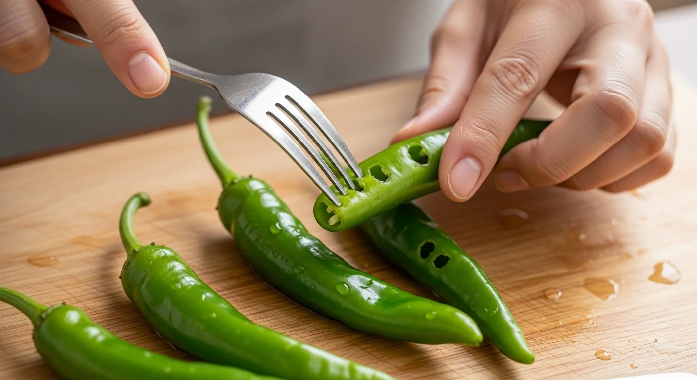 꽈리고추 전처리와 세척 방법