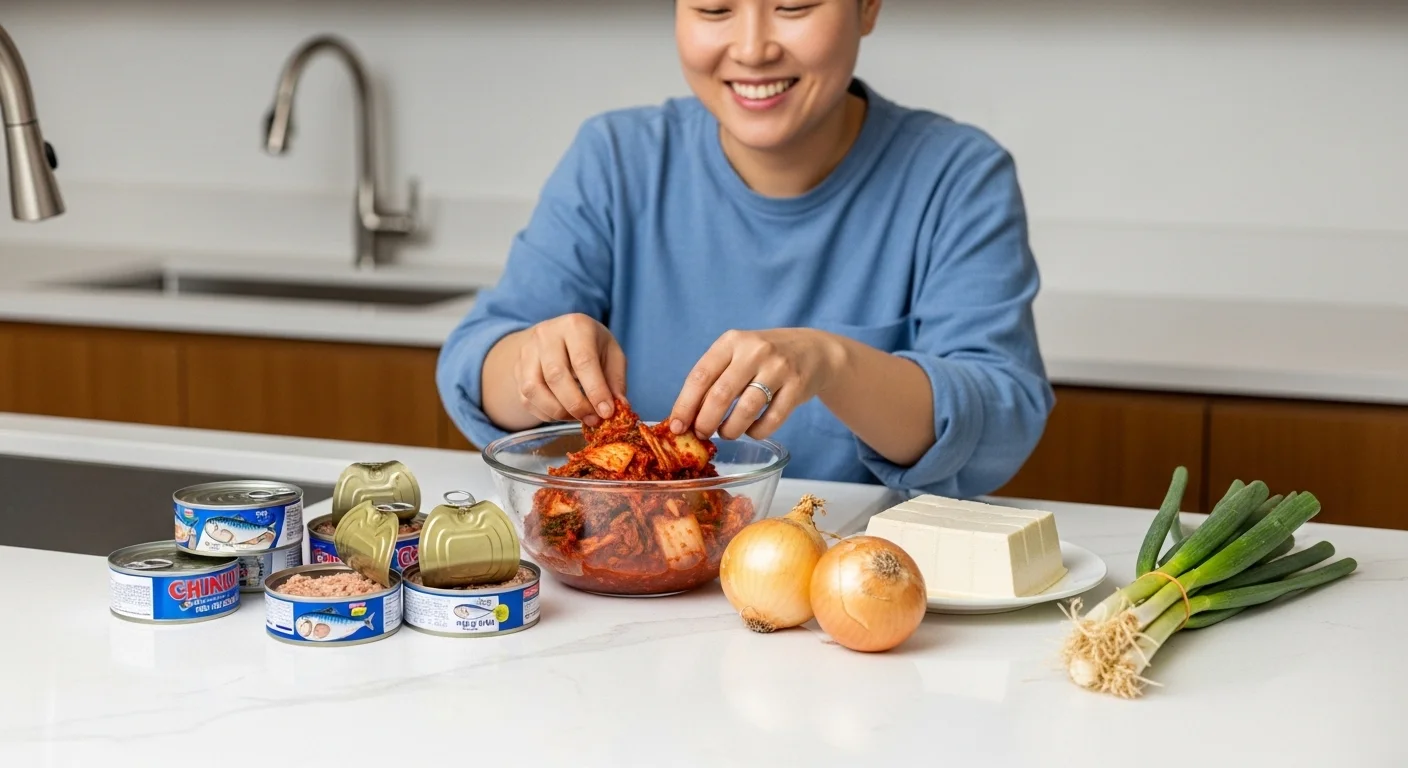 우리 집 참치김치찌개, 재료부터 준비해요!