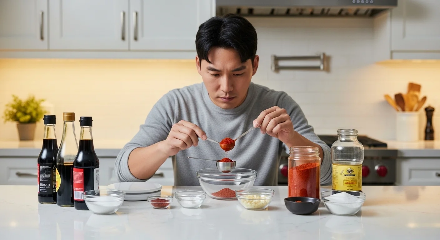 양념장 황금 비율: 매콤달콤 간장 베이스 레시피