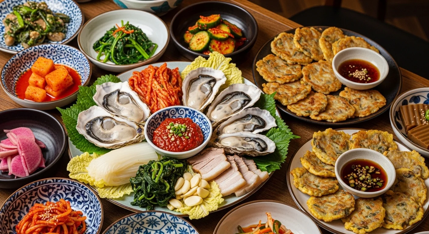 생굴보쌈과 굴전, 다른 메뉴들도 살펴볼까요?