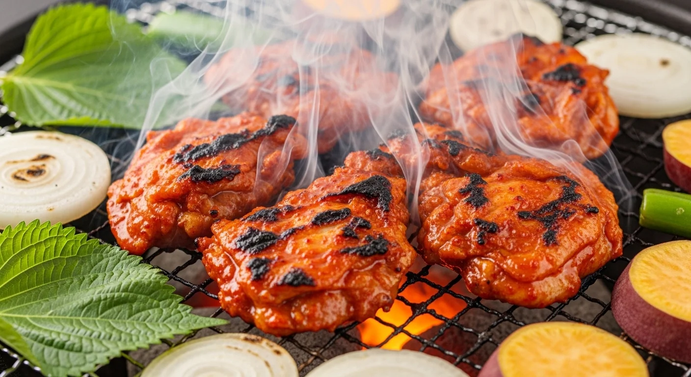 숯불 닭갈비의 유혹: 구울계와 꼬꼬댁갈비
