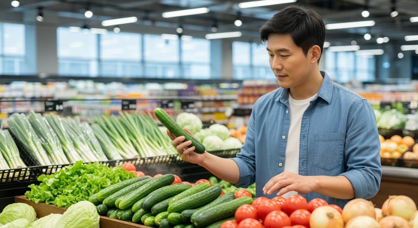 맛있는 오이무침을 위한 재료 고르기