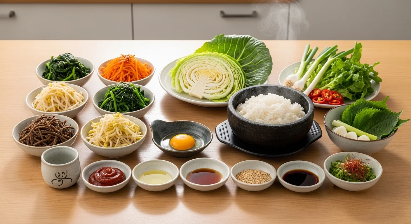 맛있는 봄동 비빔밥, 재료는 얼마나 필요할까요?