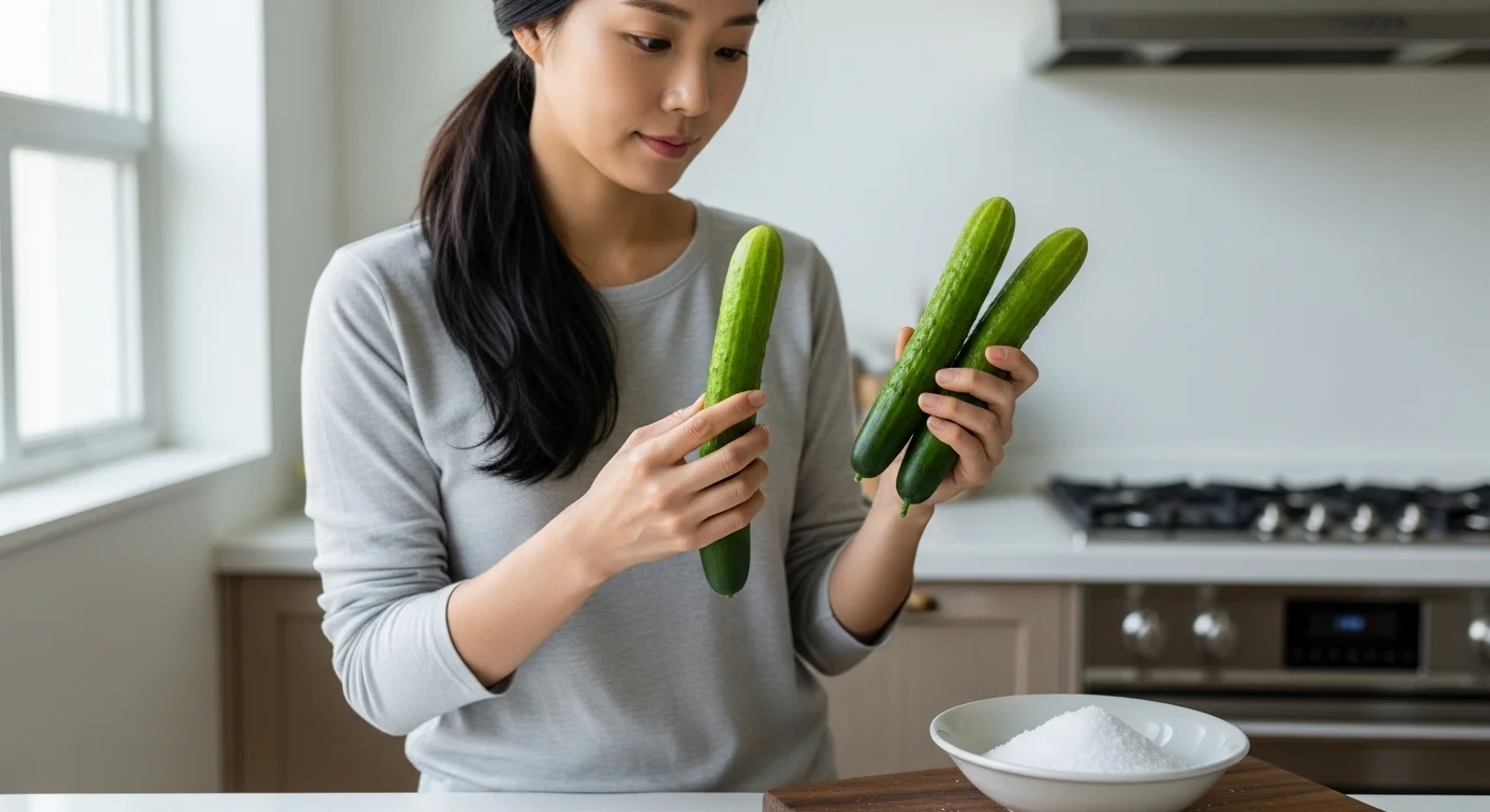 맛있는 오이 고르기부터 손질까지: 아삭함의 시작!