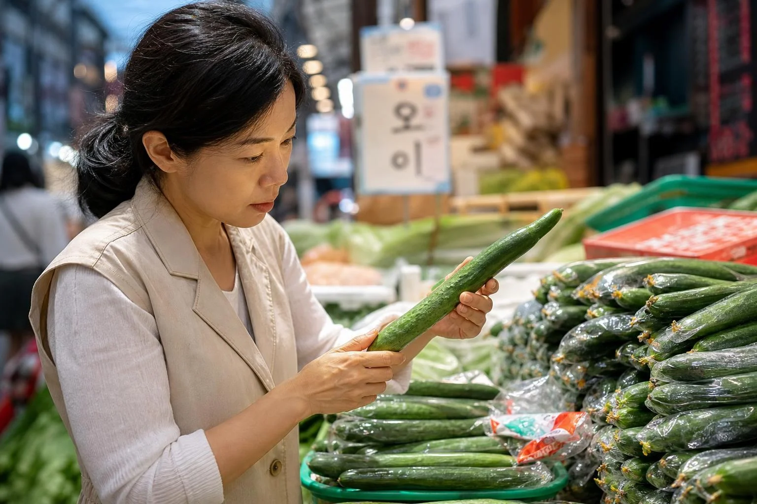 맛있는 오이소박이를 위한 오이 고르기 비법