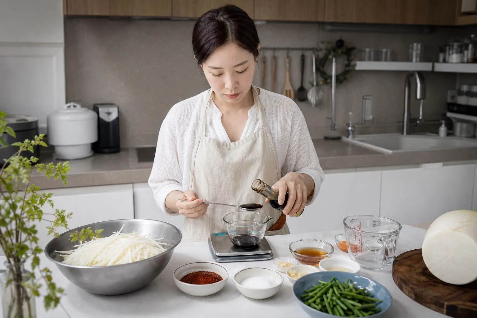 완벽한 임성근 무생채 레시피! 필요한 재료와 정확한 계량